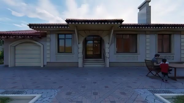 Exterior of the house