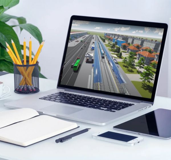 3D video for the railway of the Republic of Uzbekistan